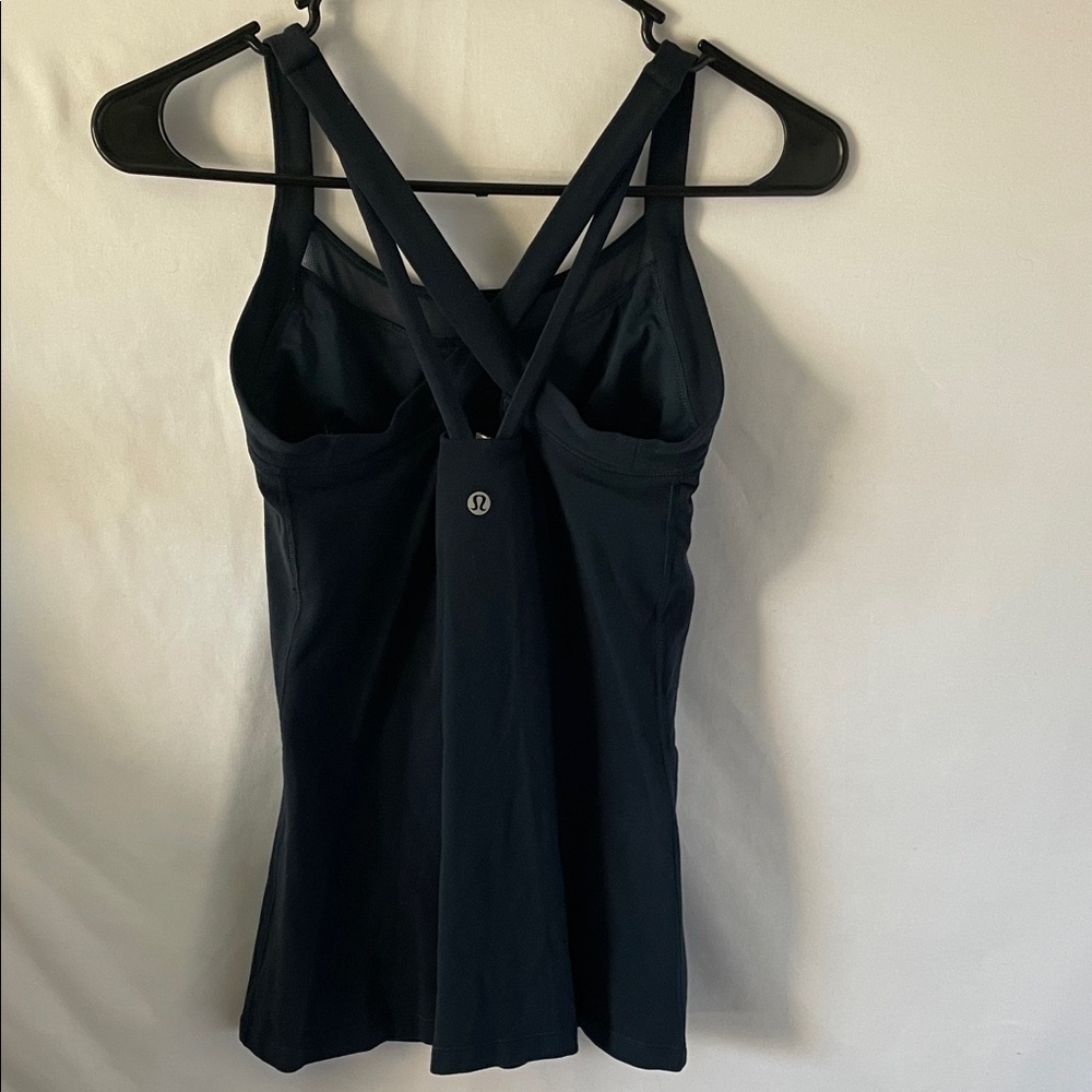 Lululemon Athletica Navy Cross-Back Camisole